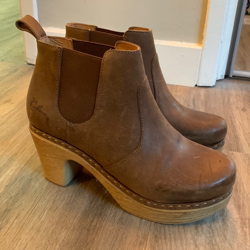 Calou Stockholm Clog Booties Platform